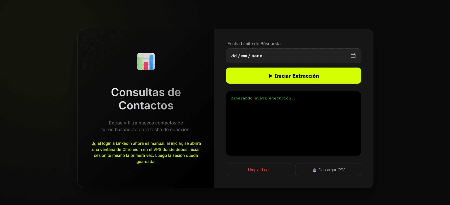 Bot de consultas Linkedin.